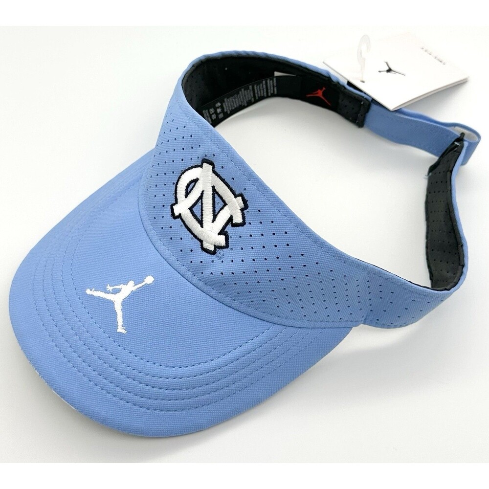 NWT Nike Jordan UNC Tar Heels Carolina Blue On-Field Dri-FIT Visor Cap OSFM